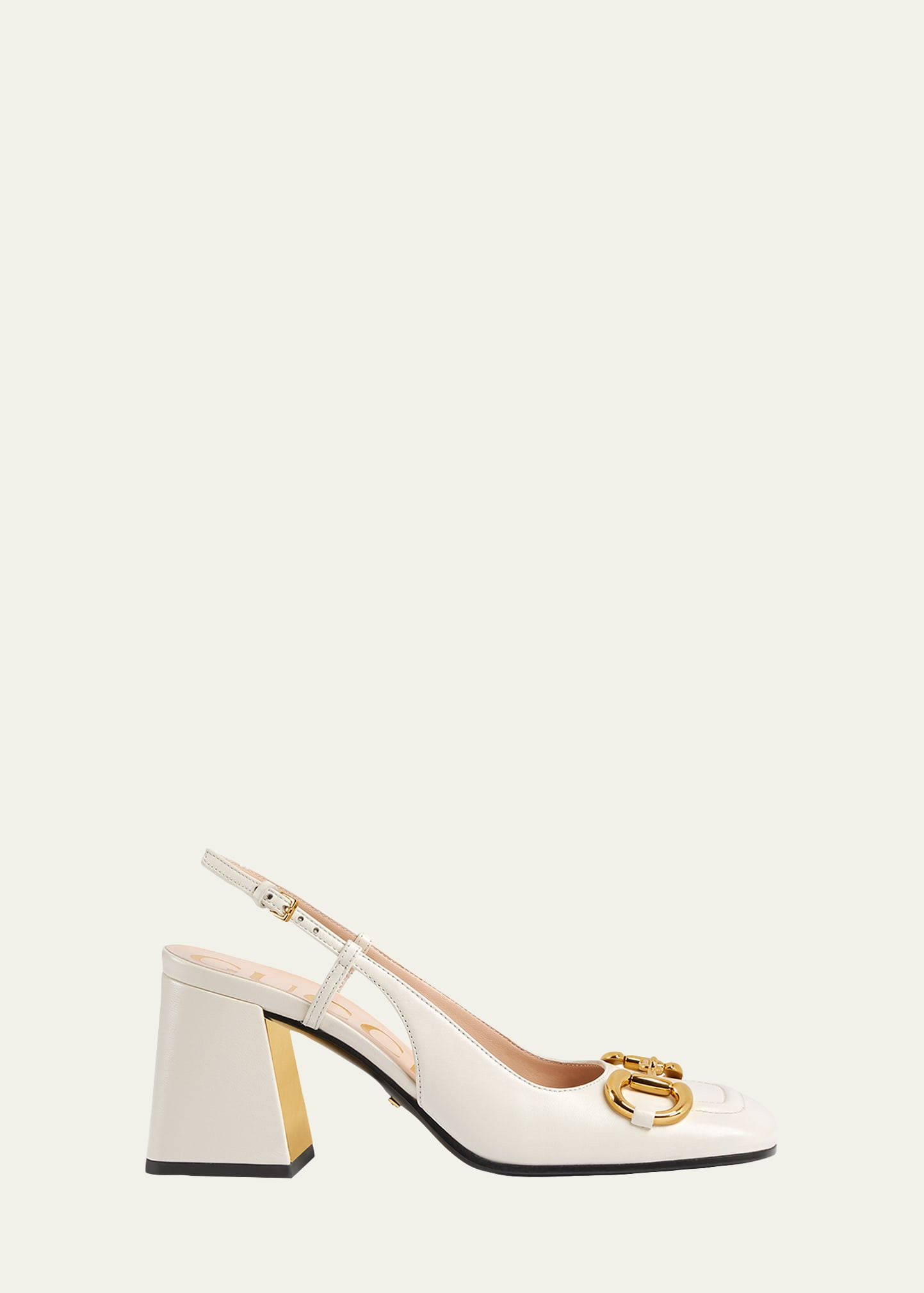 Gucci Baby Horse Bit Slingback Pumps | Bergdorf Goodman