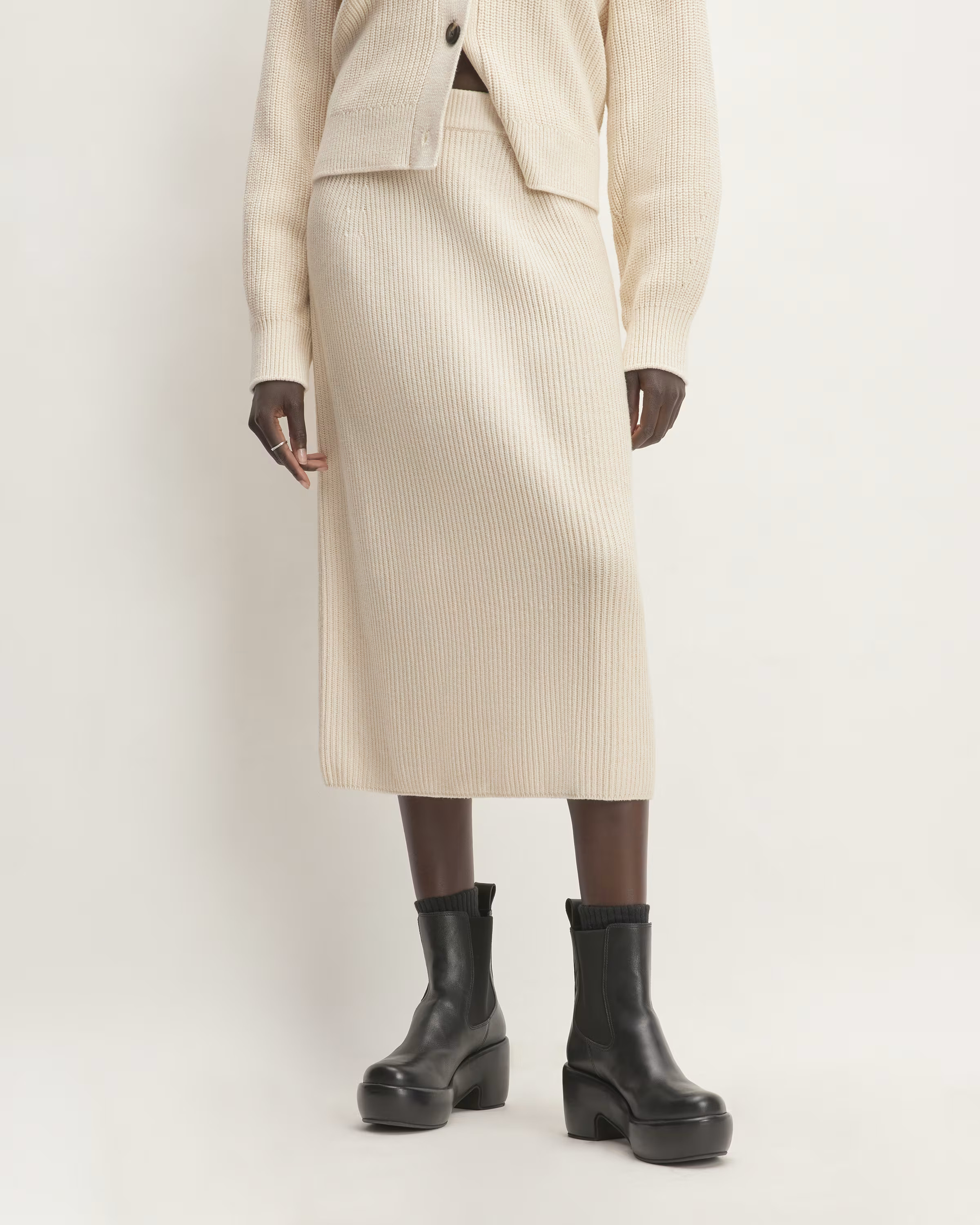 The Organic Cotton Sweater Midi Skirt | Everlane