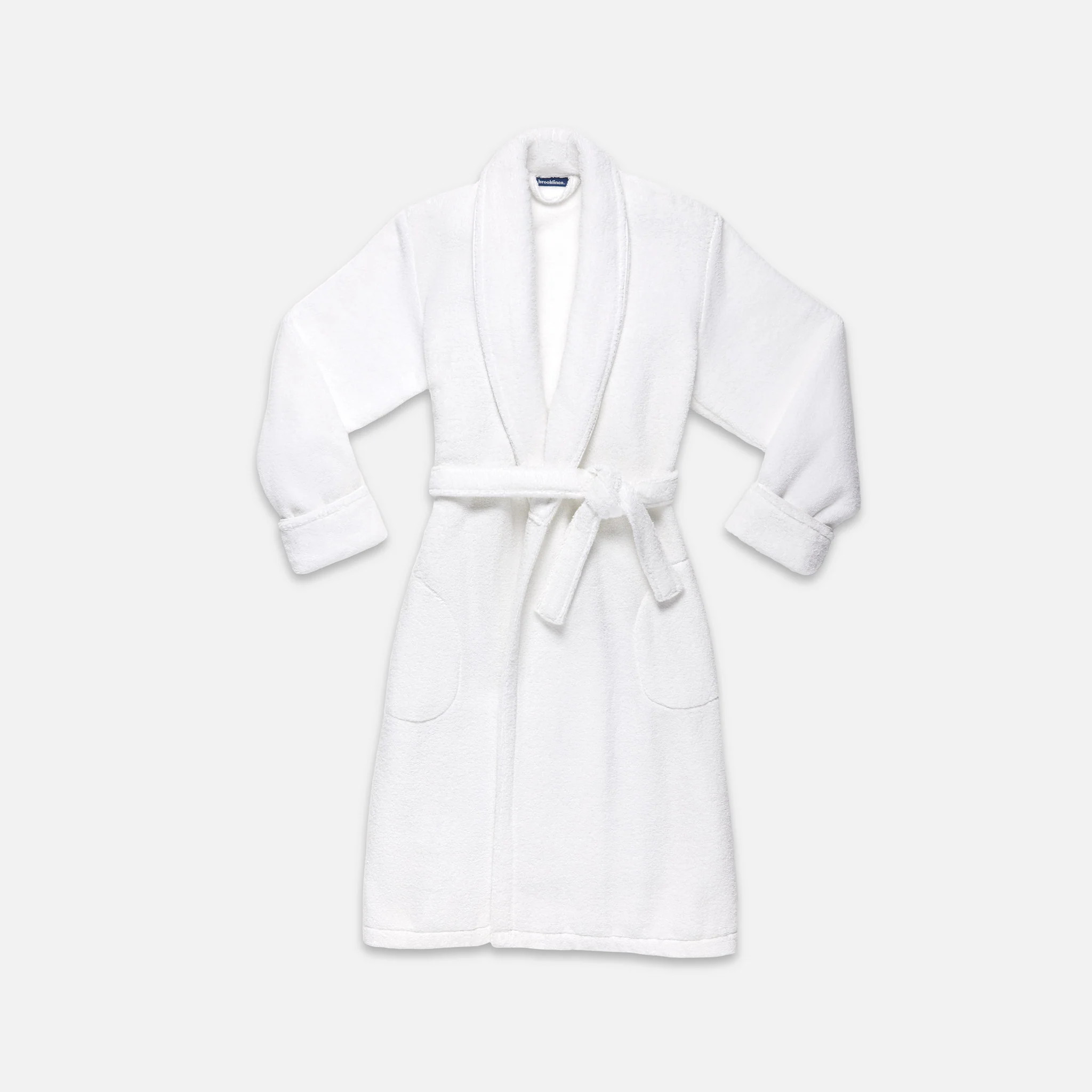 Brooklinen Super-Plush Robe Women's size Small in White | Brooklinen