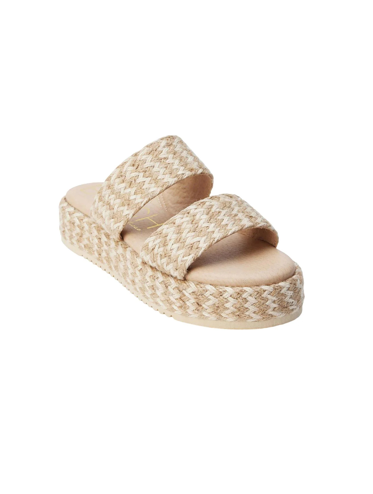 Women's Borderline Platform Sandal In Natural Multi | Shop Simon