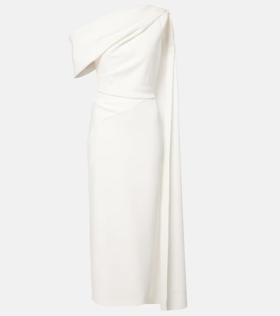 Bridal Maite 2 caped one-shoulder gown | Mytheresa (INTL)