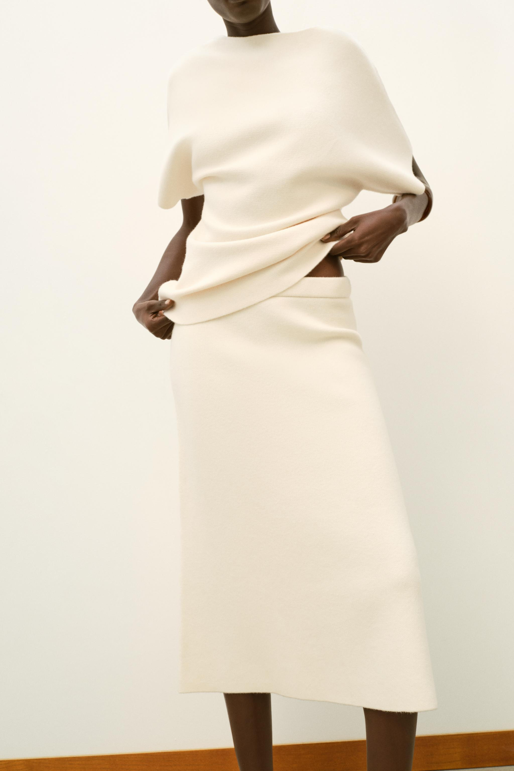 KNIT MIDI SKIRT | Zara US