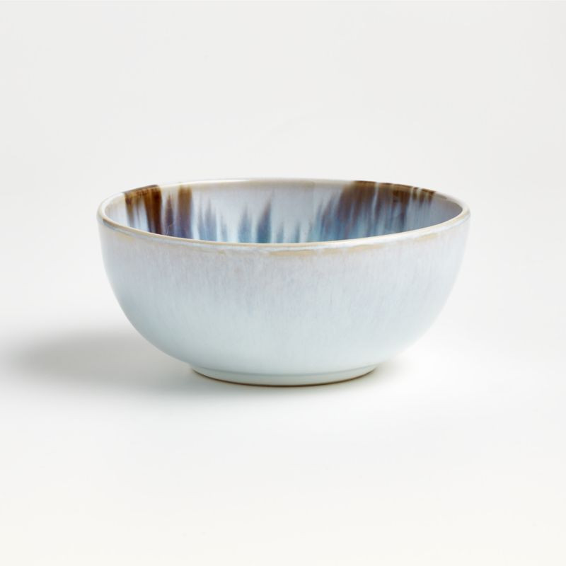 Julo Blue Cereal Bowl + Reviews | Crate & Barrel | Crate & Barrel