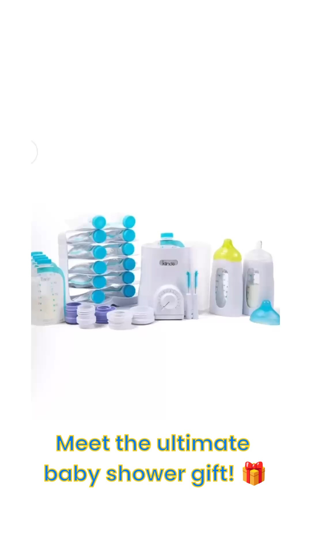 Meet the ultimate baby shower gift! 🎁 

The Kiinde breast milk collection, storage, and feeding system keeps everything mess-free and super simple for new moms. 
This kit includes pre-sterilized Twist pouches, direct-pump adapters, squeeze bottles, Active Latch nipples, a milk organizer, brushes, and even a bottle warmer. 
Less washing, no milk transfers, and no air in baby’s meal — truly a game-changer for any breastfeeding journey. 
Perfect for moms, moms-to-be, and anyone building their newborn essentials.

#LTKFindsUnder100 #LTKGiftGuide #LTKBump