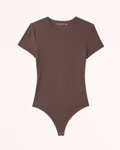 Soft Matte Seamless Tee Bodysuit | Abercrombie & Fitch (US)
