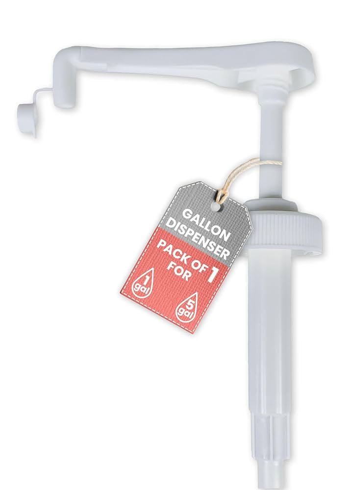 Pump for Gallon Jug & 5 Gallon Bucket, Leakproof Heavy Duty Pump Dispenser for Laundry Detergent,... | Amazon (US)