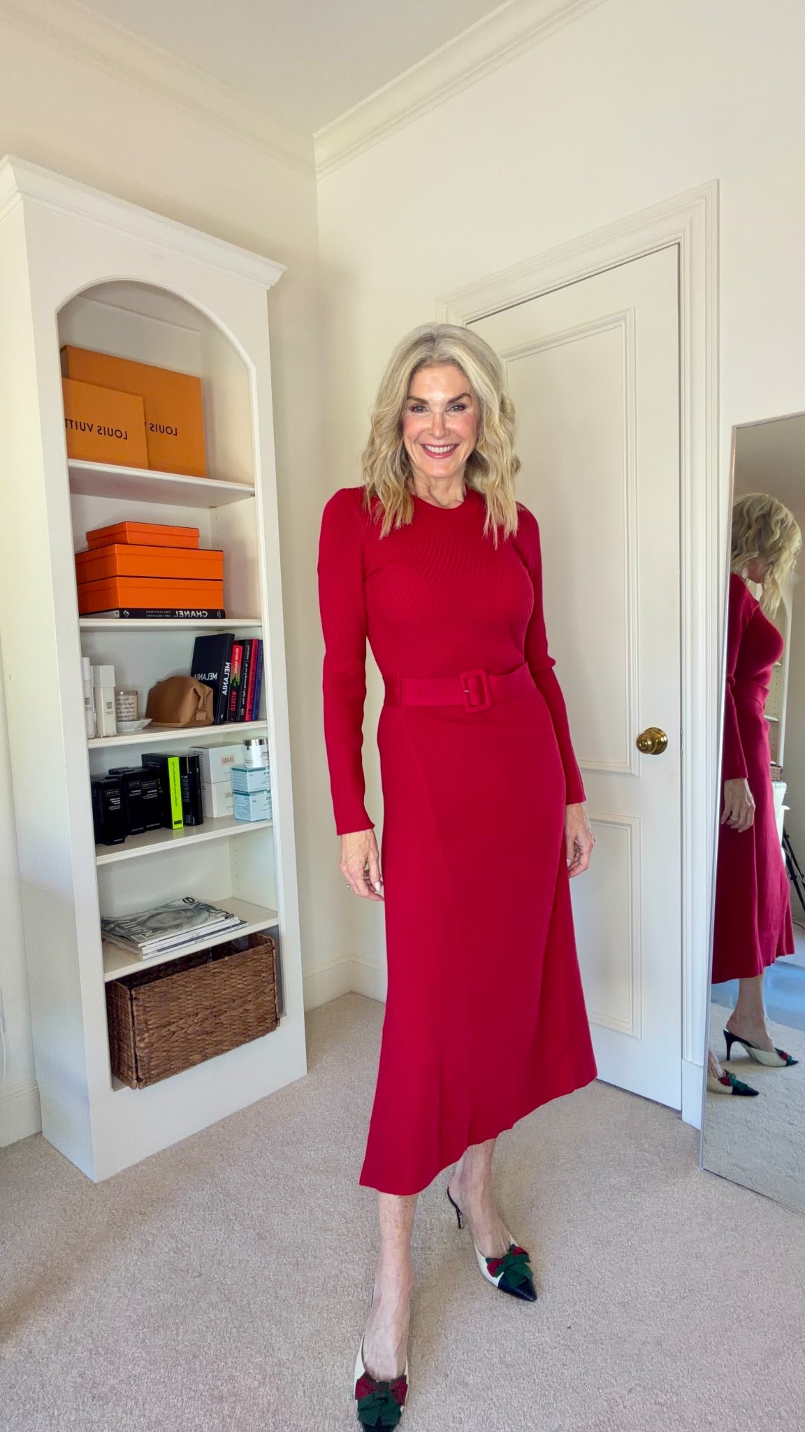 Gorgeous red sweater dress now on sale for under $50! Perfect last minute holiday look! 

#LTKHoliday #LTKFindsUnder50 #LTKSaleAlert