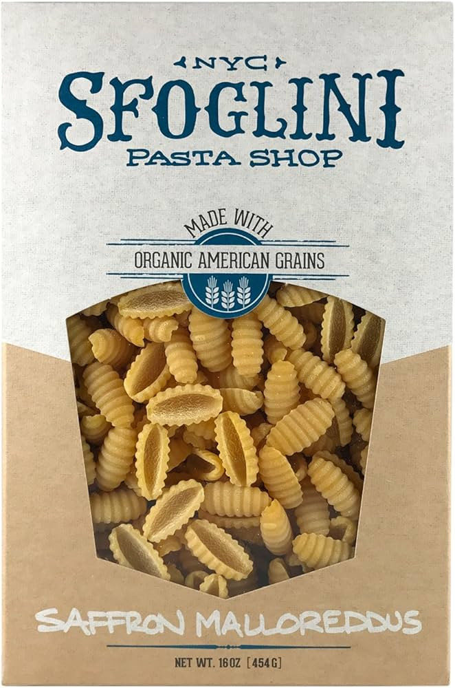 Sfoglini—Saffron Malloreddus—Made with Traditional Techniques & Wholesome Organic Grain and S... | Amazon (US)