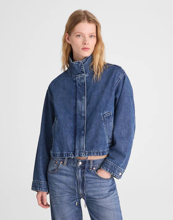Denim Crop Field Jacket | Madewell