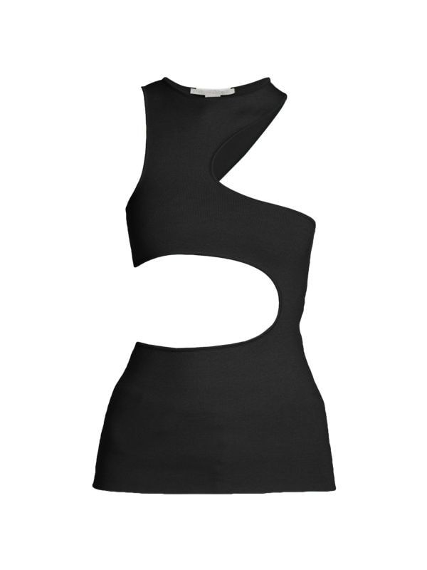 Cut-Out Compact-Knit Tank Top | Saks Fifth Avenue OFF 5TH