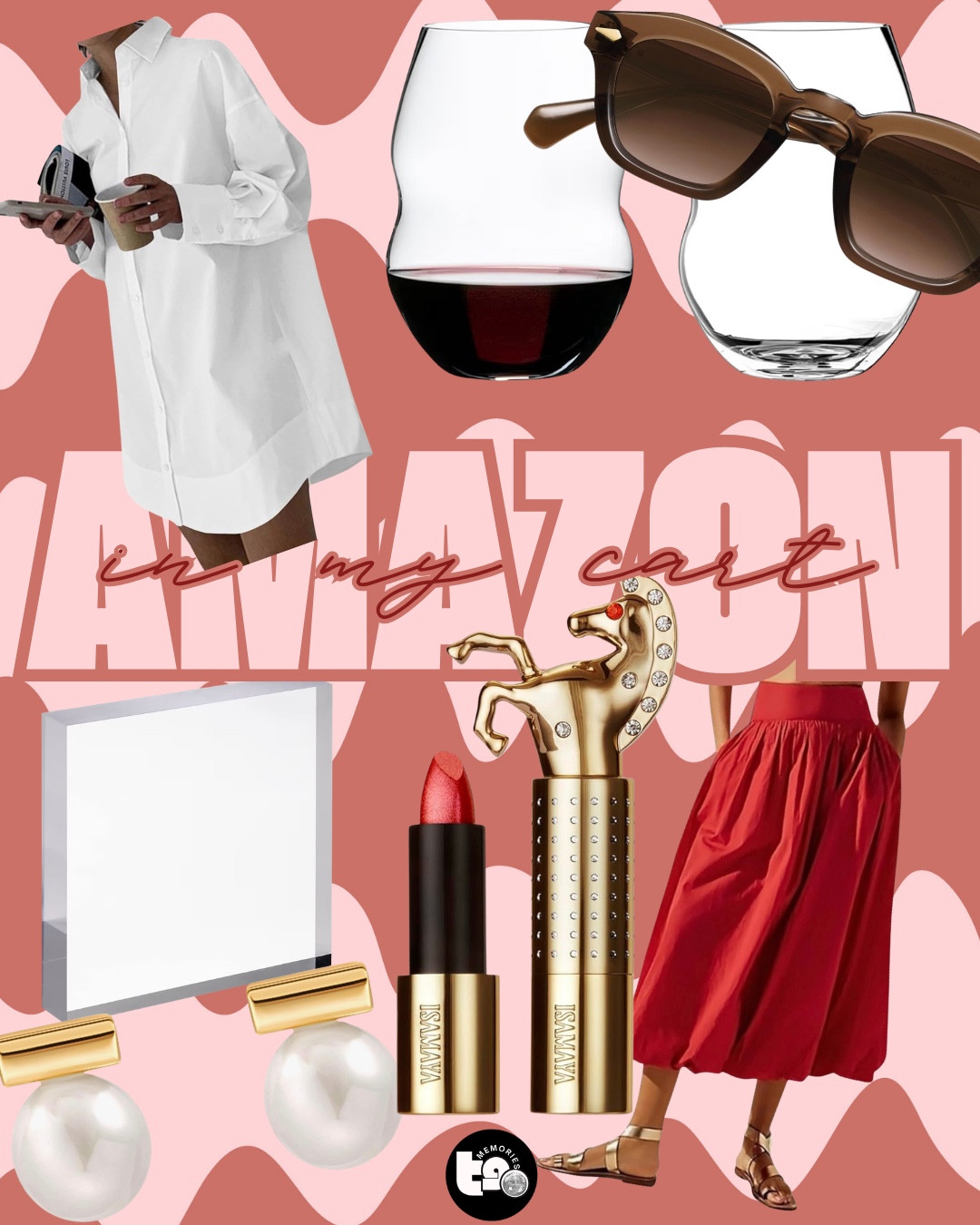 POV: you open your Amazon cart and it’s basically your personality in a lineup 🤎✨

It starts with the perfect oversized button-down—the one that makes you feel put together even when you’re running on dry shampoo and iced coffee. Add in your go-to sunnies (because we’re not making eye contact before noon), and suddenly you’re that girl on a casual Tuesday.

There’s always a little moment for you—like a glass of wine at the end of the day, a swipe of that confidence-boosting red lip, and jewelry that feels equal parts effortless and elevated. The kind of pieces you throw on without thinking but somehow pull everything together.

And then… the fun. A pop of red in a skirt that moves when you walk, a playful statement piece that sparks conversation, the little things that just make life feel more you.

Because your favorites aren’t just things—they’re moods, moments, and tiny pieces of your everyday magic.

Everything linked, because obviously you need them too 🤍🛒

#LTKOver40 #LTKBeauty