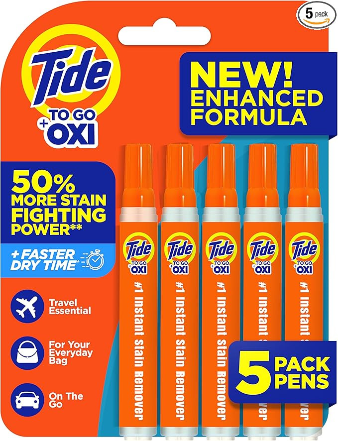 Tide Stain Remover for Clothes, Tide To Go Pen, Instant Stain & Spot Remover for Clothes, Travel ... | Amazon (US)