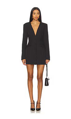 ALL THE WAYS Elizabeth Blazer Dress in Black from Revolve.com | Revolve Clothing (Global)