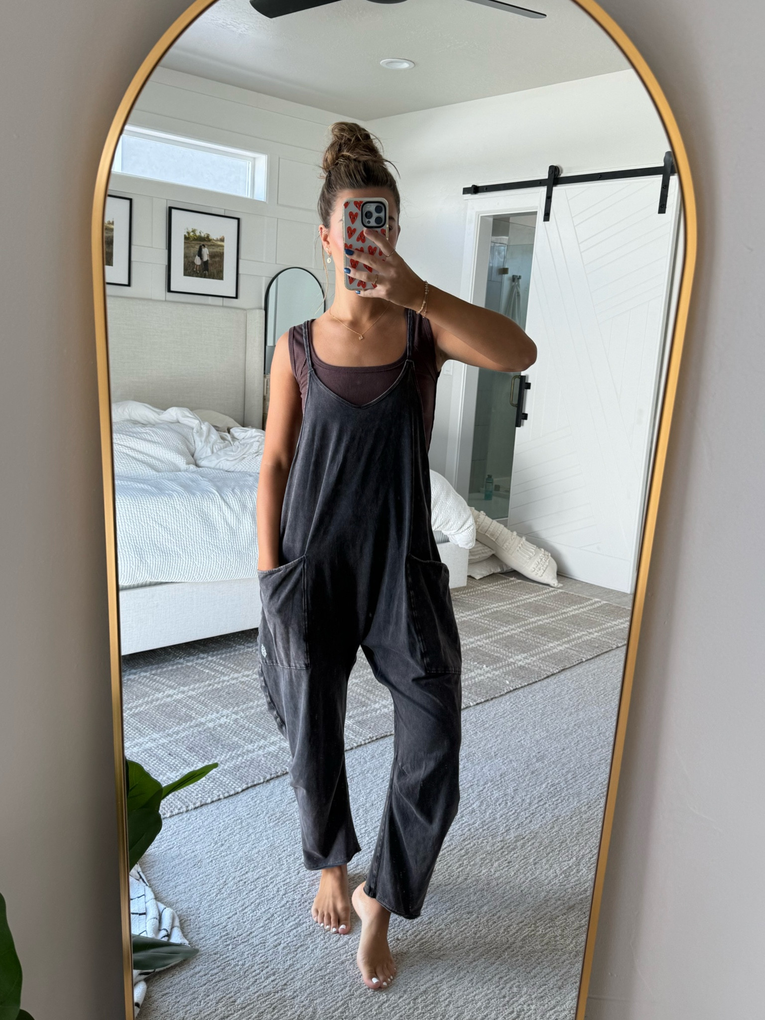 wearing a size xs in both! 