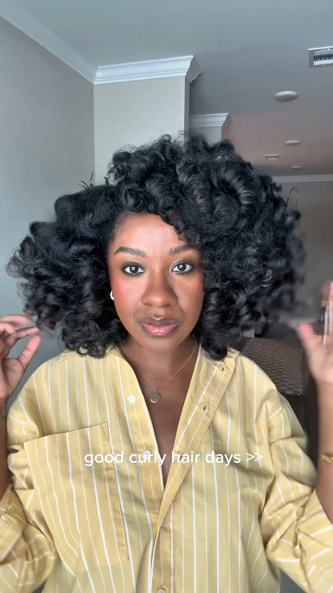 Stretched curls 👩🏾‍🦱using Garnier Curl Construct Mousse 

#LTKBeauty #LTKgrwm #LTKselfcare