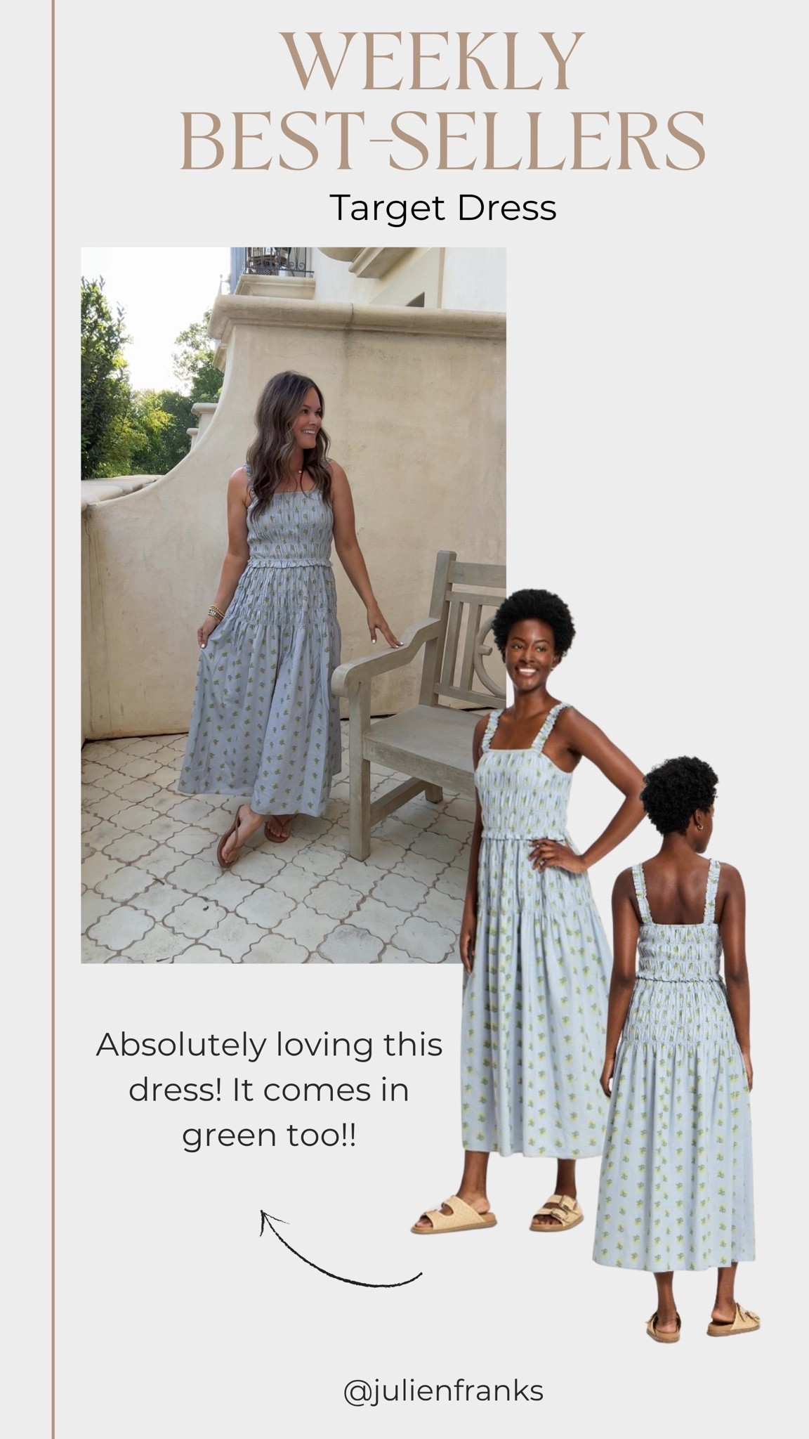 I’ve been absolutely loving this Target dress in this warm weather! It’s super breathable and such a pretty pattern!

#LTKgrwm #LTKootd #LTKdayinmylife