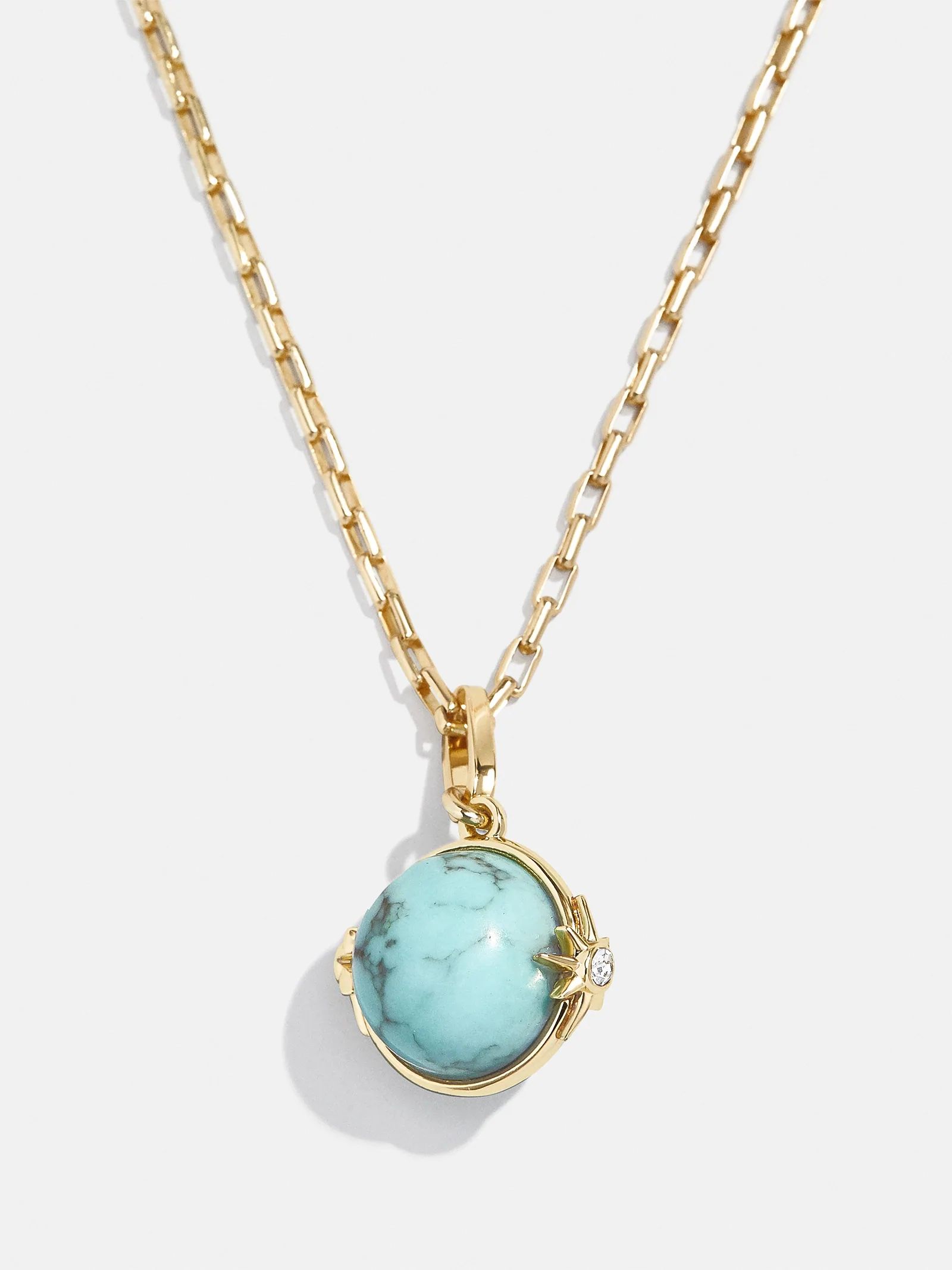 Semi Precious Orb Necklace - Turquoise | BaubleBar (US)