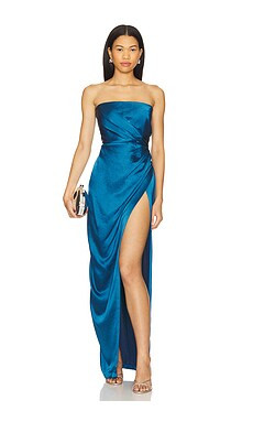 Nookie Alina Gown in Ocean from Revolve.com | Revolve Clothing (Global)