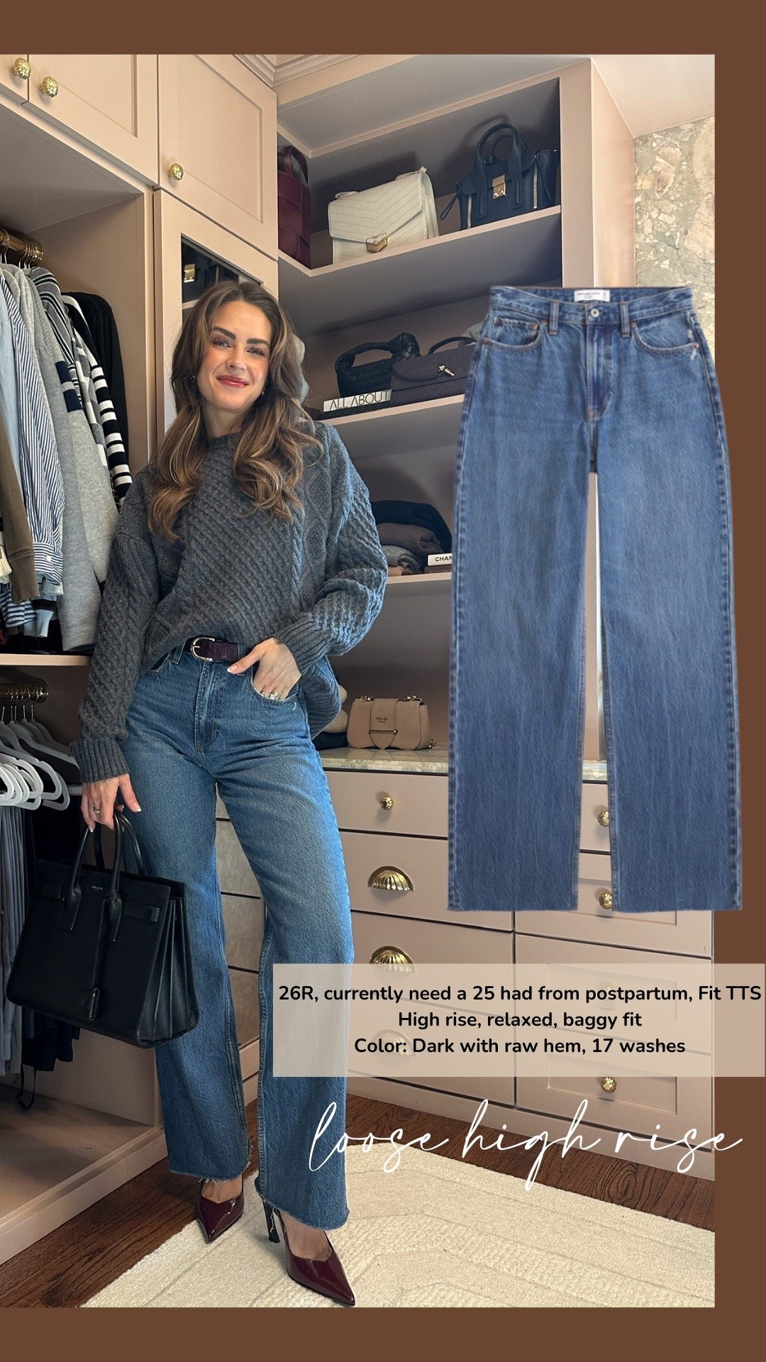 AF DENIM SALE ✨ stack code: DENIMAF (sizing below)
5. The loose high rise 26R (currently need a 25, had from PP) 

#LTKSaleAlert #LTKootd