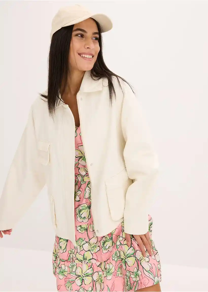 Utility Jacke aus reiner Baumwolle | Bonprix DE