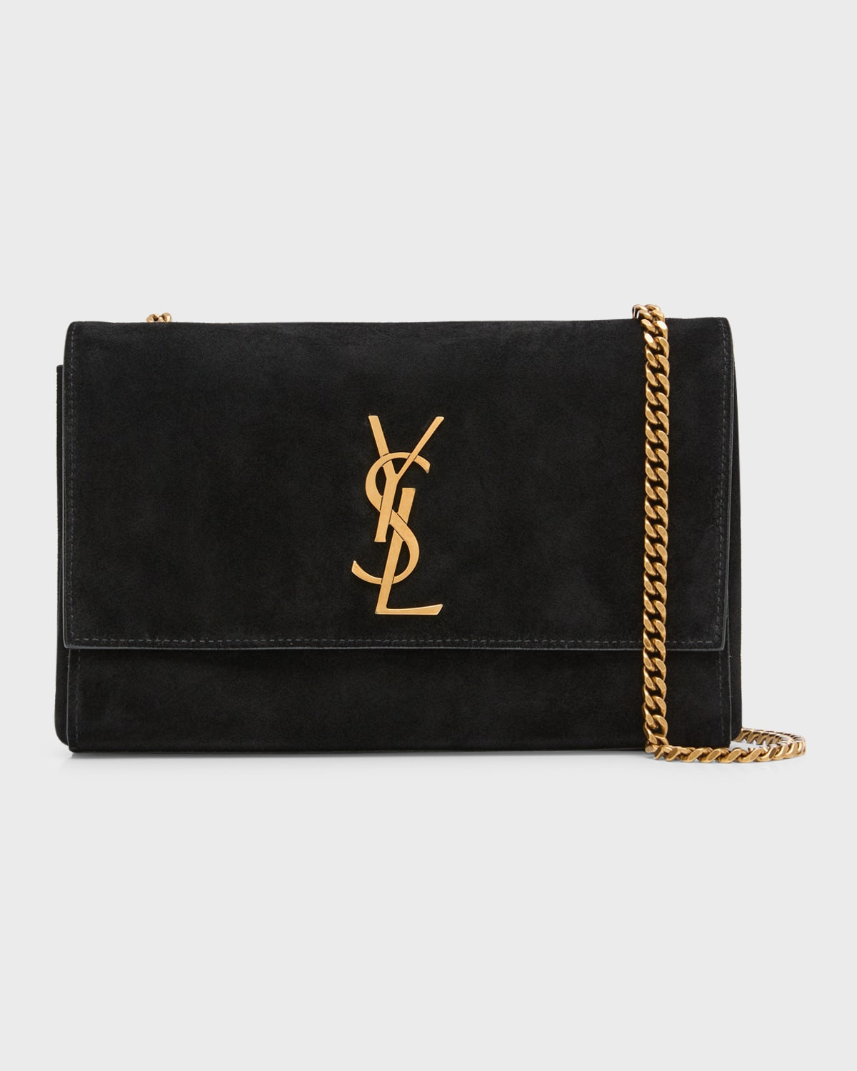 Kate Reversible Small YSL Crossbody Bag in Suede | Neiman Marcus