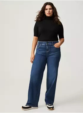 Bombshell Wide-Leg High-Rise Jean | Torrid (US & Canada)