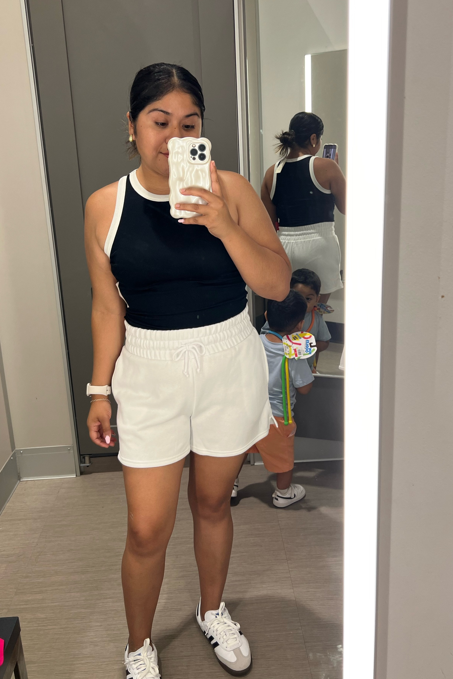 Ribbed tank 

Wearing a M 

#LTKMidsize #LTKStyleTip #LTKSummerSales