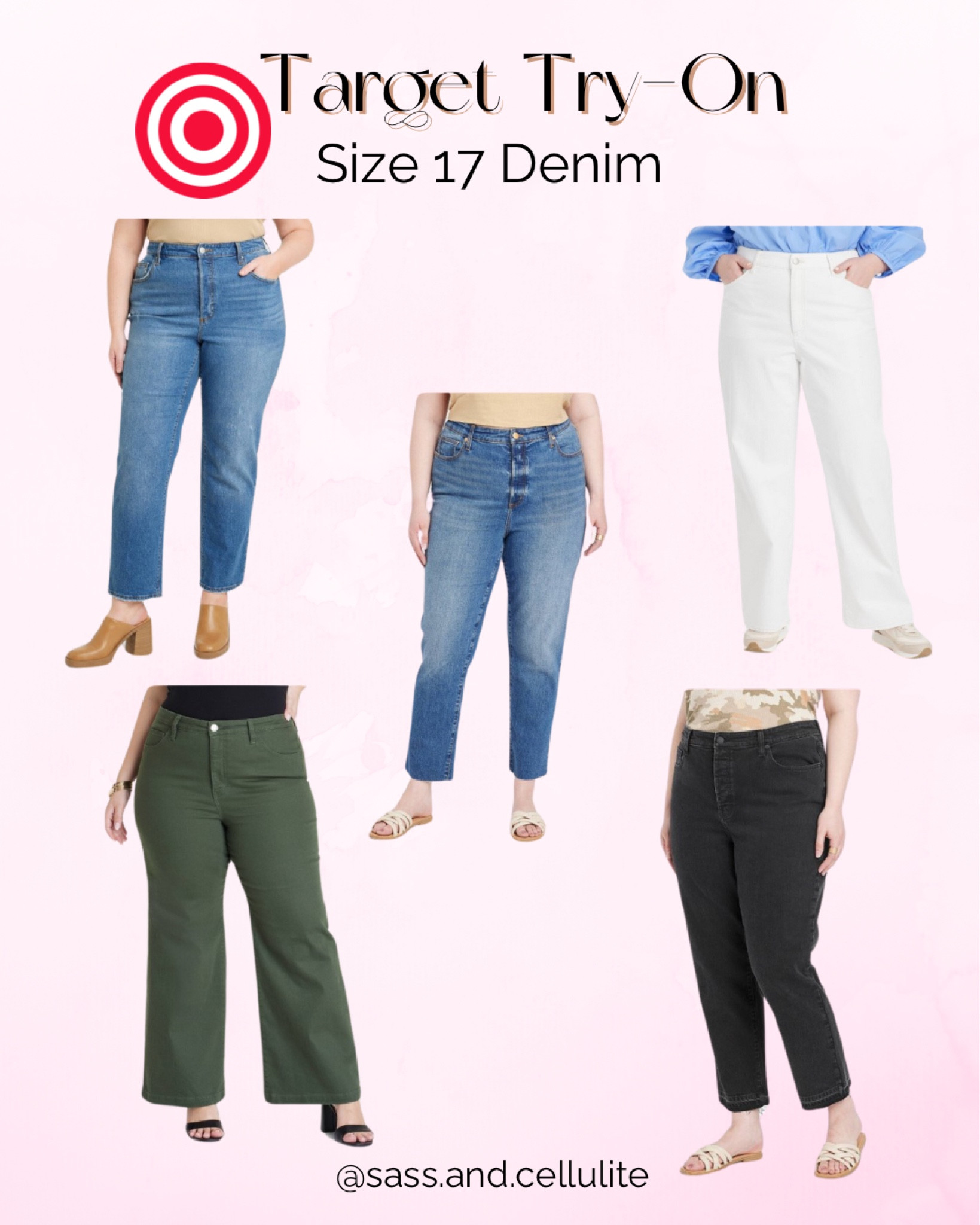 Jeans haul from Target - all size 17 

#LTKMidsize #LTKPlusSize #LTKStyleTip