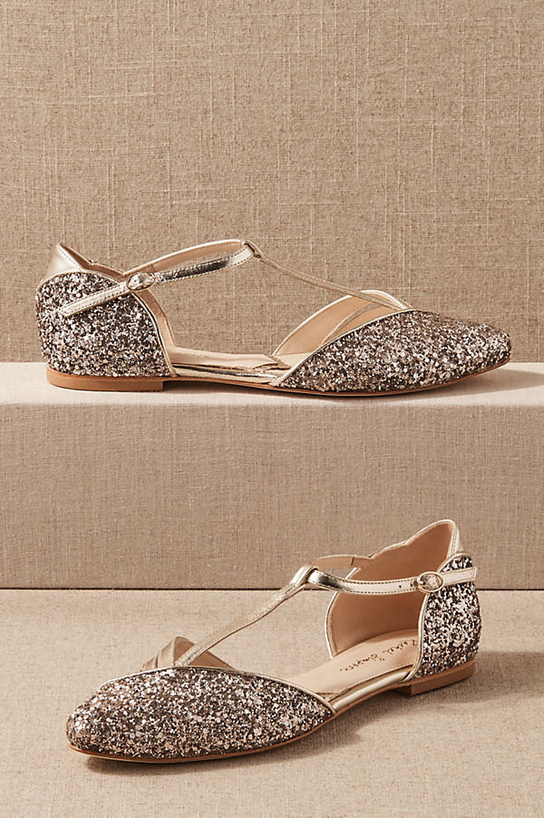 Aronette Flats By Rachel Simpson in Gold Size 8 | Anthropologie (US)