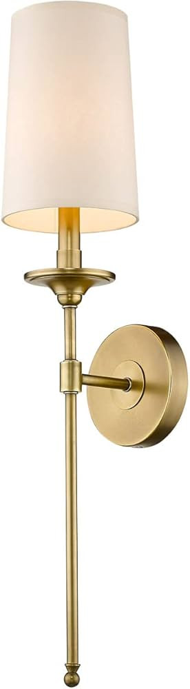 Z-Lite 1 Light Wall Sconce 807-1S-RB, Rubbed Brass | Amazon (US)