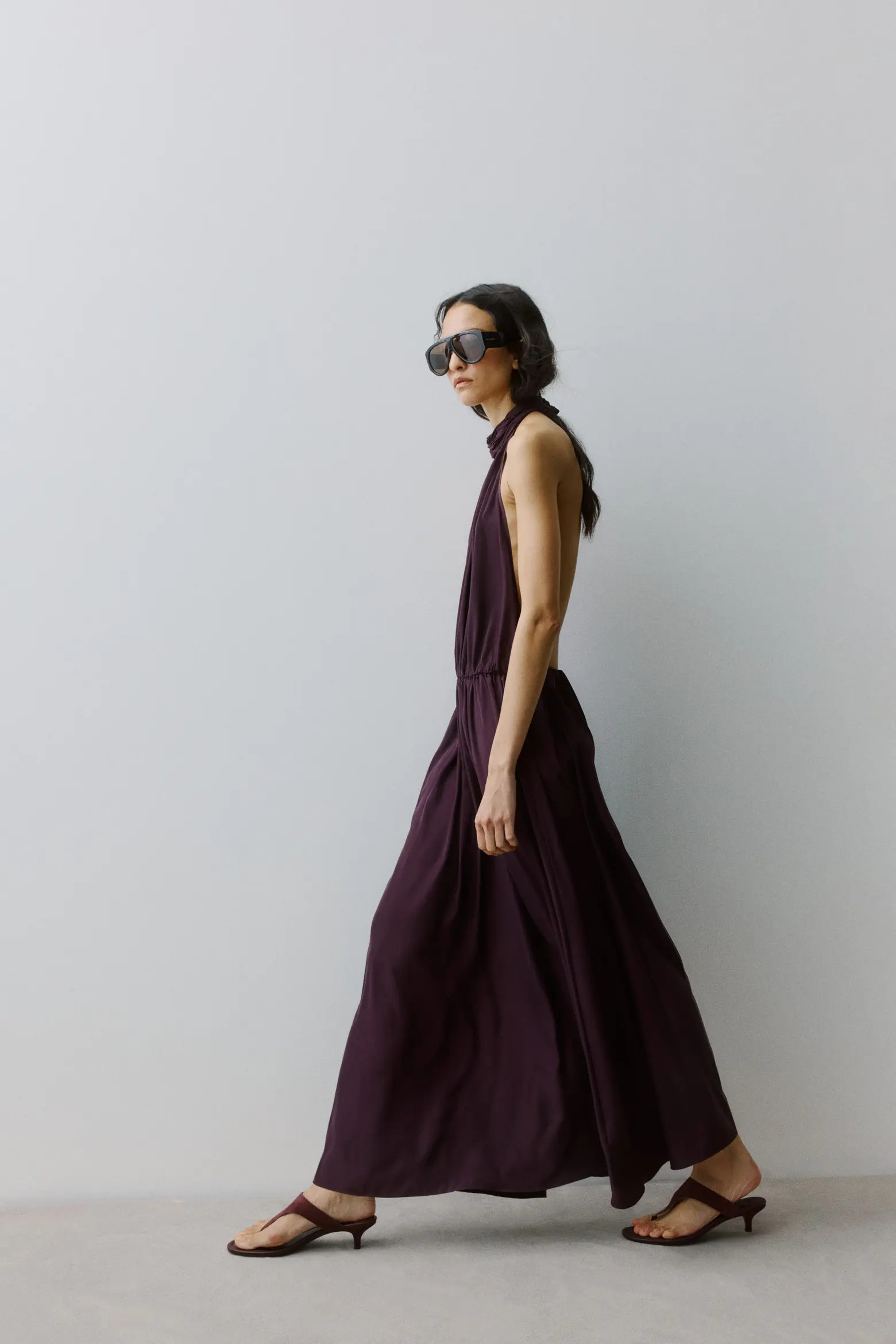 Long Halterneck Dress (Women) | Nordstrom | Nordstrom
