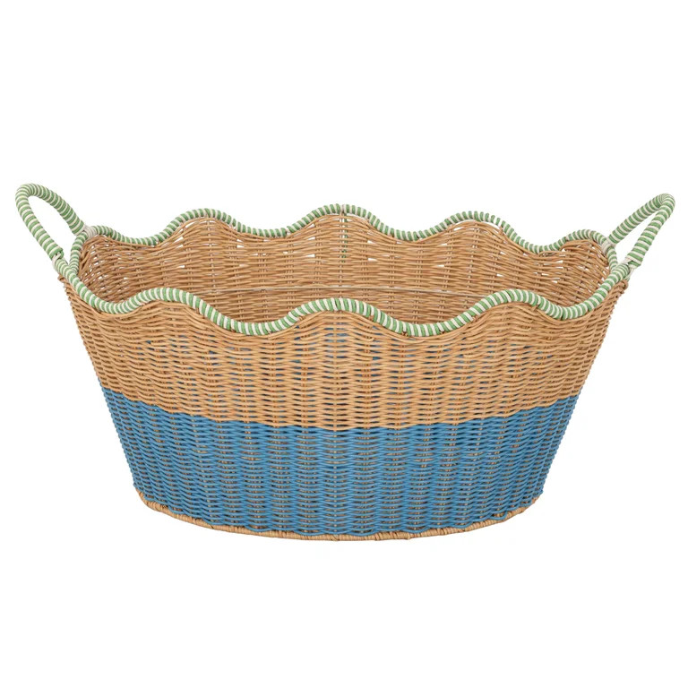 Beautiful Two-Tone Rattan Drink Basket by Drew Barrymore | Walmart (US)