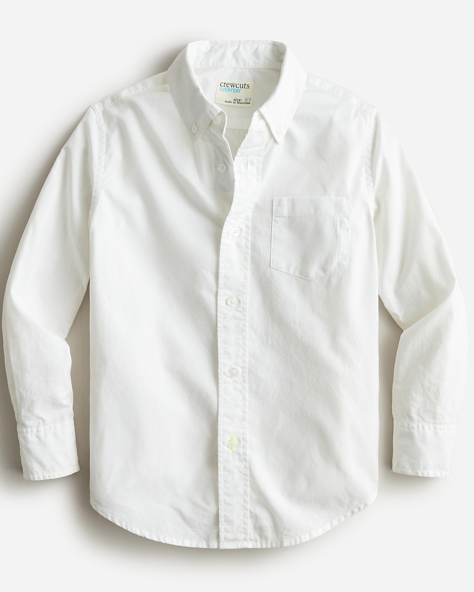 Kids' Secret Wash shirt in poplin | J. Crew US