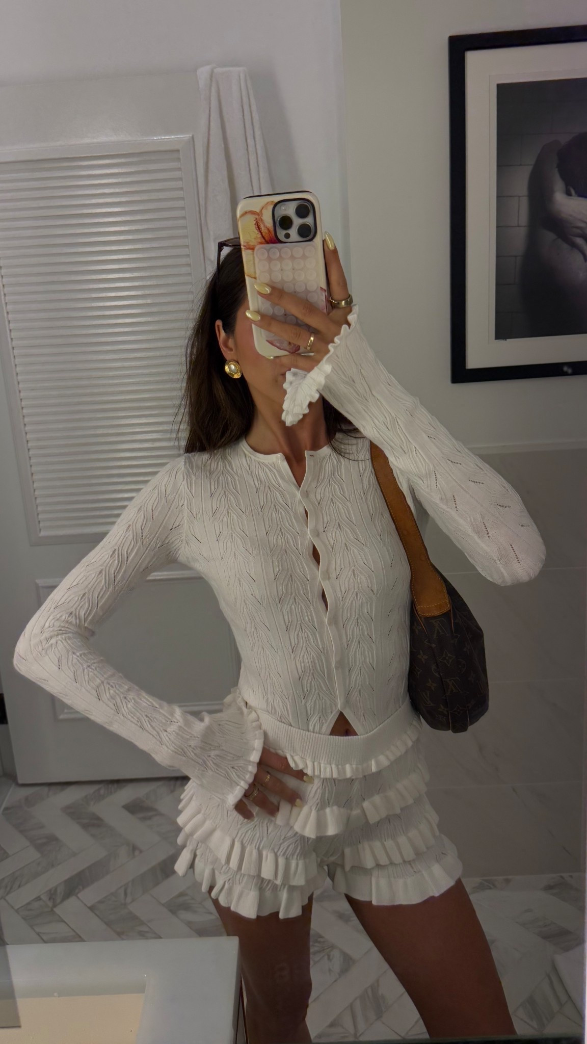 Sets make putting together outfits so much easier. Love the sleeves on this shirt and the ruffle shorts  

#LTKStyleTip #LTKFindsUnder100 #LTKSeasonal
