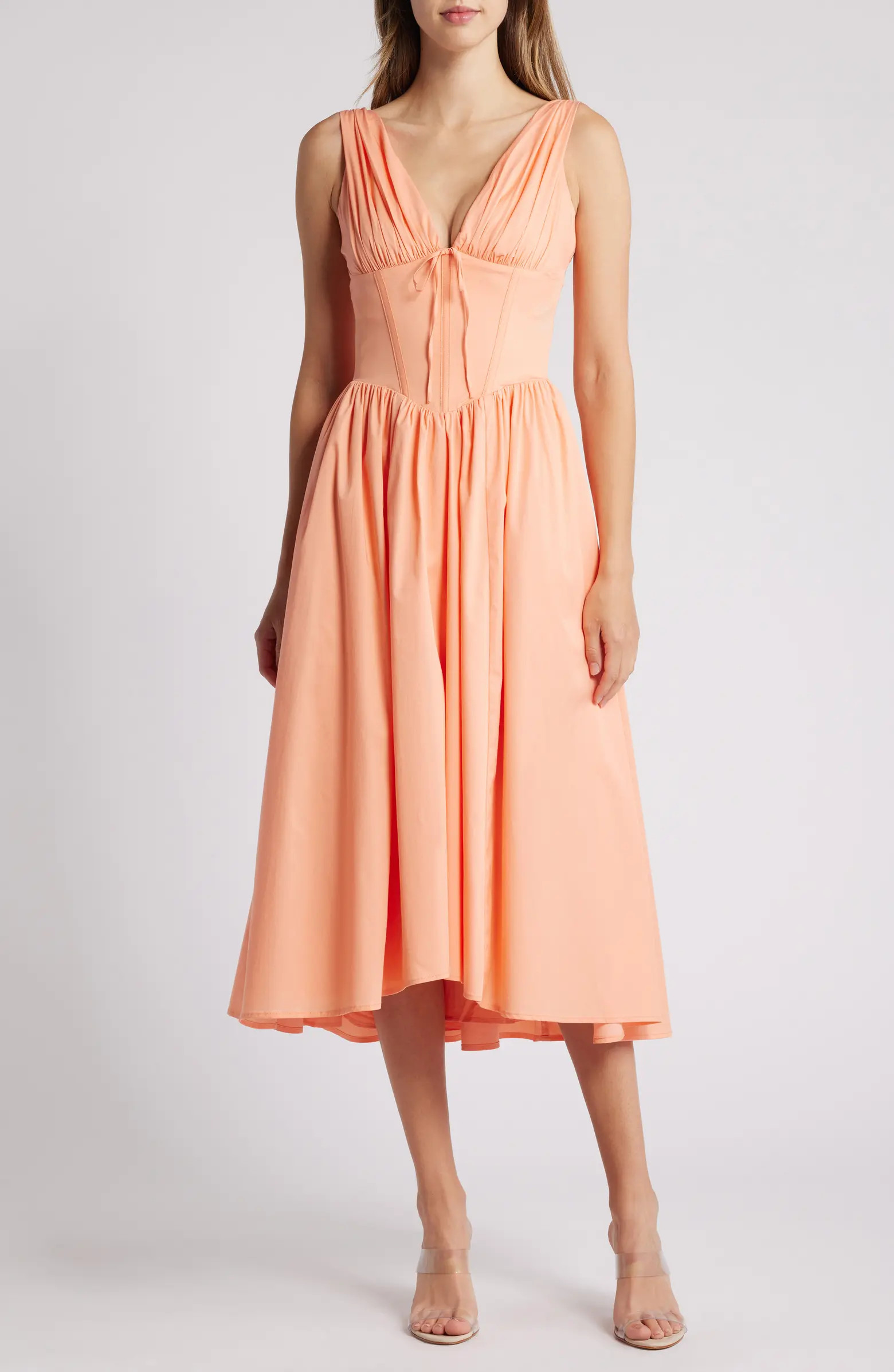 HOUSE OF CB Emmelina Corset Bodice Cocktail Dress | Nordstrom | Nordstrom