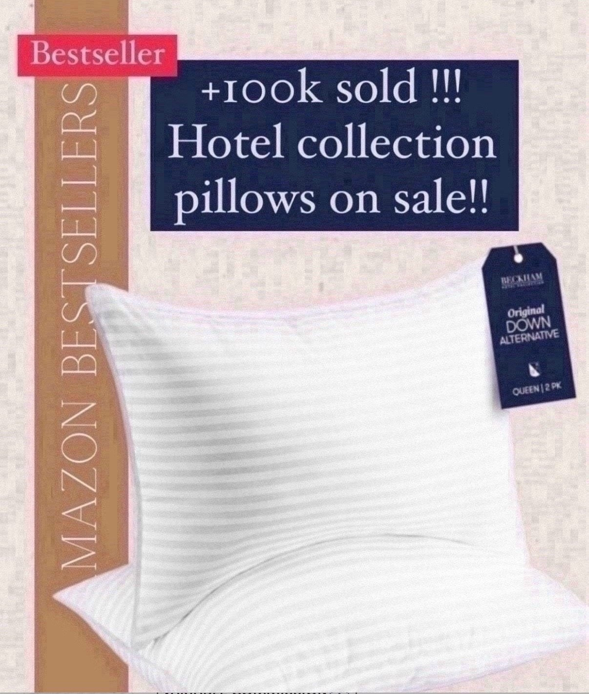 This hotel collection pillow has been a most loved bestseller and if you are in the market for new pillows then you should take a look.  There is a deal on it right now