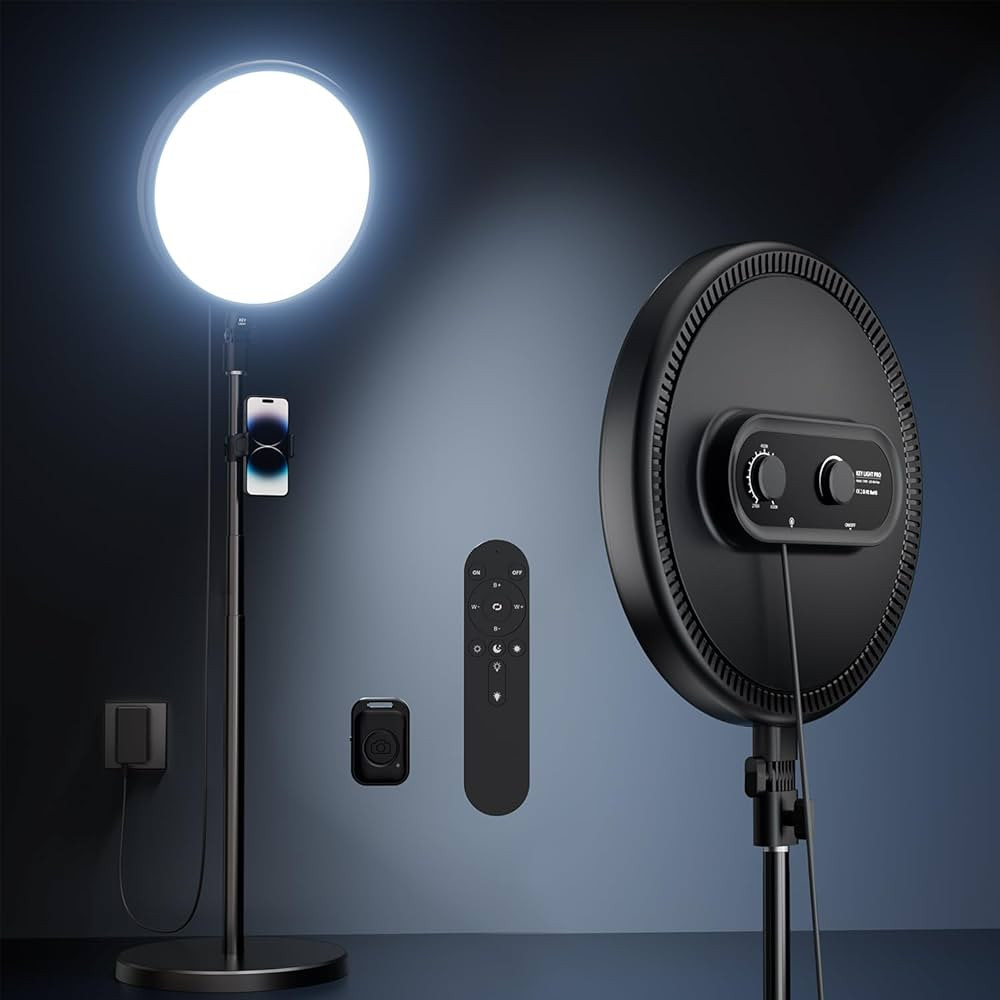 TODI Large Ring Light with 79" Stand, 6500K Full-Screen Selfie Light Ring with Stand and Phone Ho... | Amazon (US)