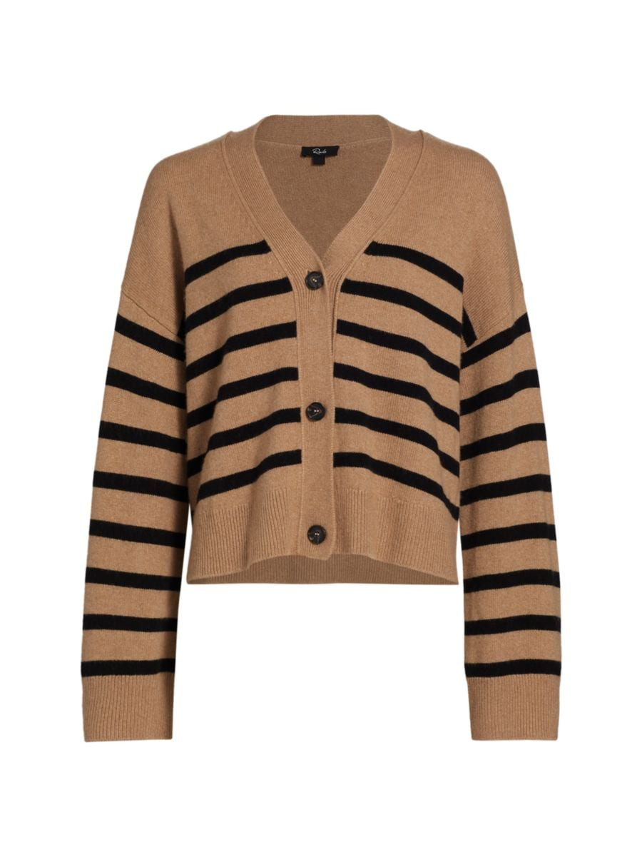 Rails Geneva Striped Wool-Blend Cardigan | Saks Fifth Avenue