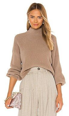 Michelle Mason Turtleneck Sweater in Putty from Revolve.com | Revolve Clothing (Global)