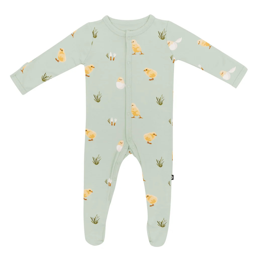 Footie in Aloe Chick | Kyte BABY