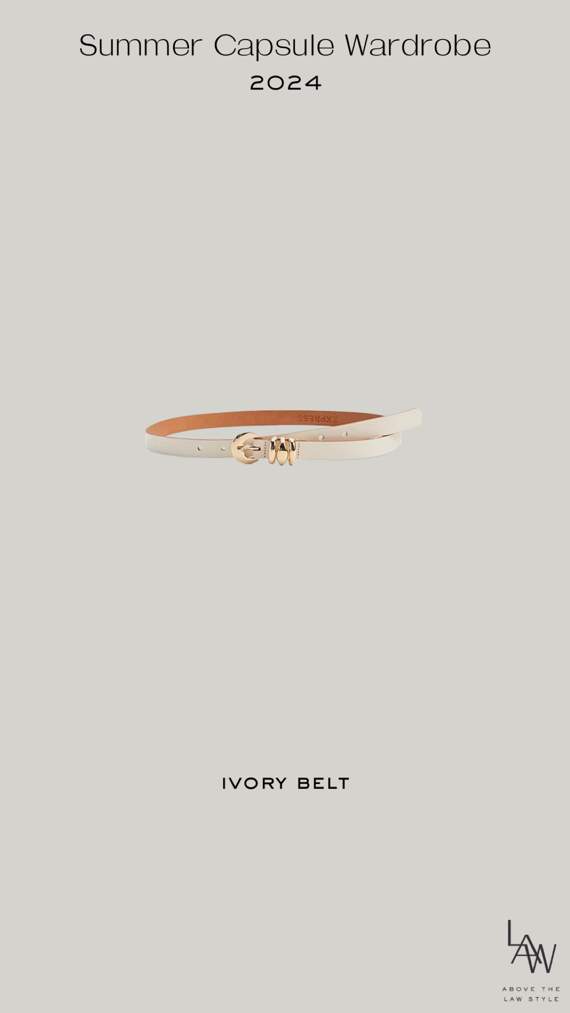 Summer Capsule: Ivory Belt

#LTKfindsunder50 #LTKfindsunder100 #LTKstyletip