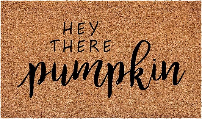 Calloway Mills Hey There Pumpkin Doormat (Tan/Black, 17" x 29") | Amazon (US)