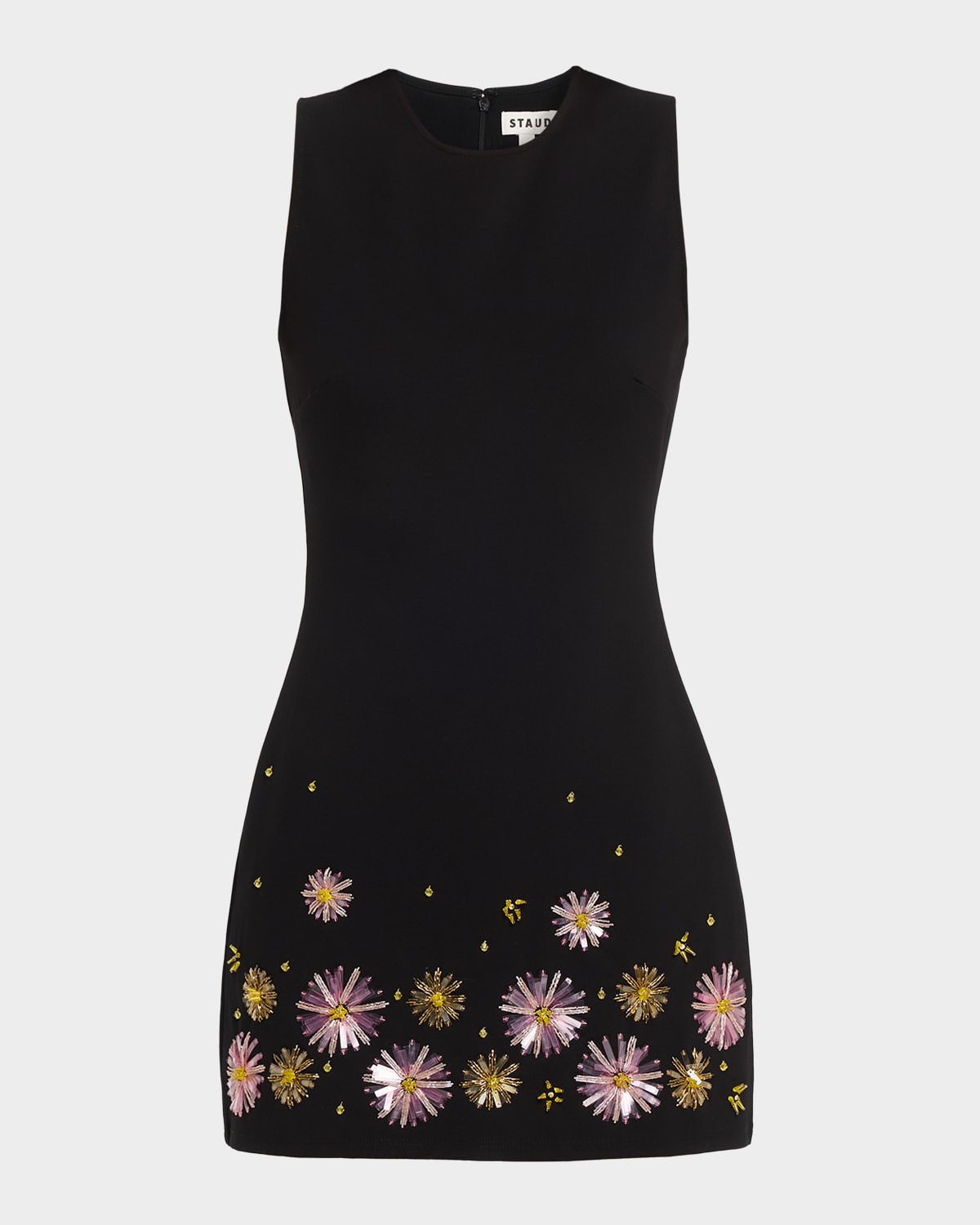 Mercer Glass Beaded Mini Dress | Neiman Marcus