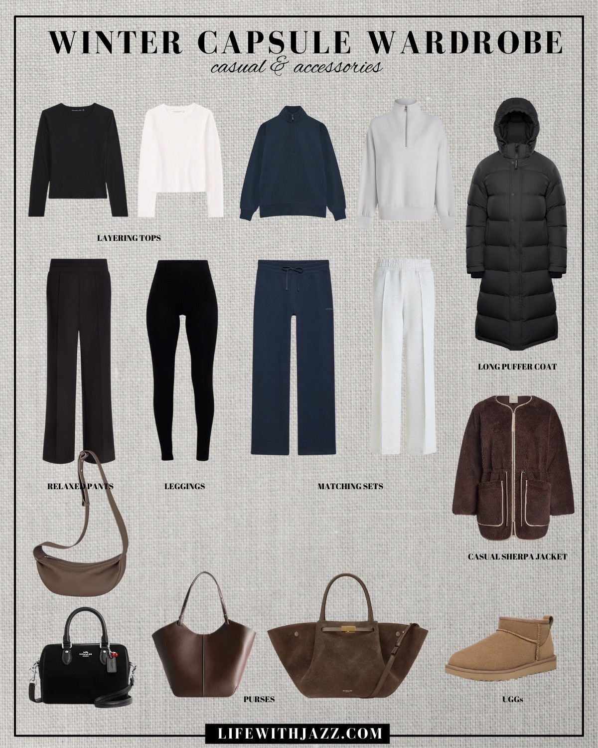 Winter capsule 2026 — casual & accessories 

Neutral / classic style / wool coats / sherpa jacket / puffer jacket / jeans / boots / wool skirt / cashmere sweaters / wc26

#LTKSeasonal