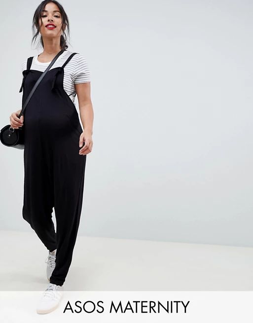 ASOS DESIGN Maternity overall jumpsuit in jersey | ASOS US