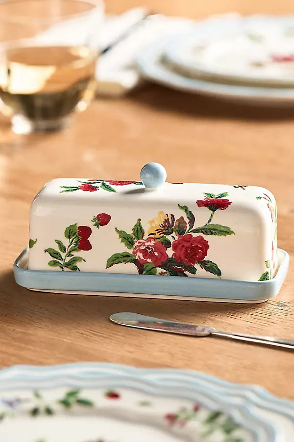 Camille Stoneware Butter Dish | Anthropologie (US)