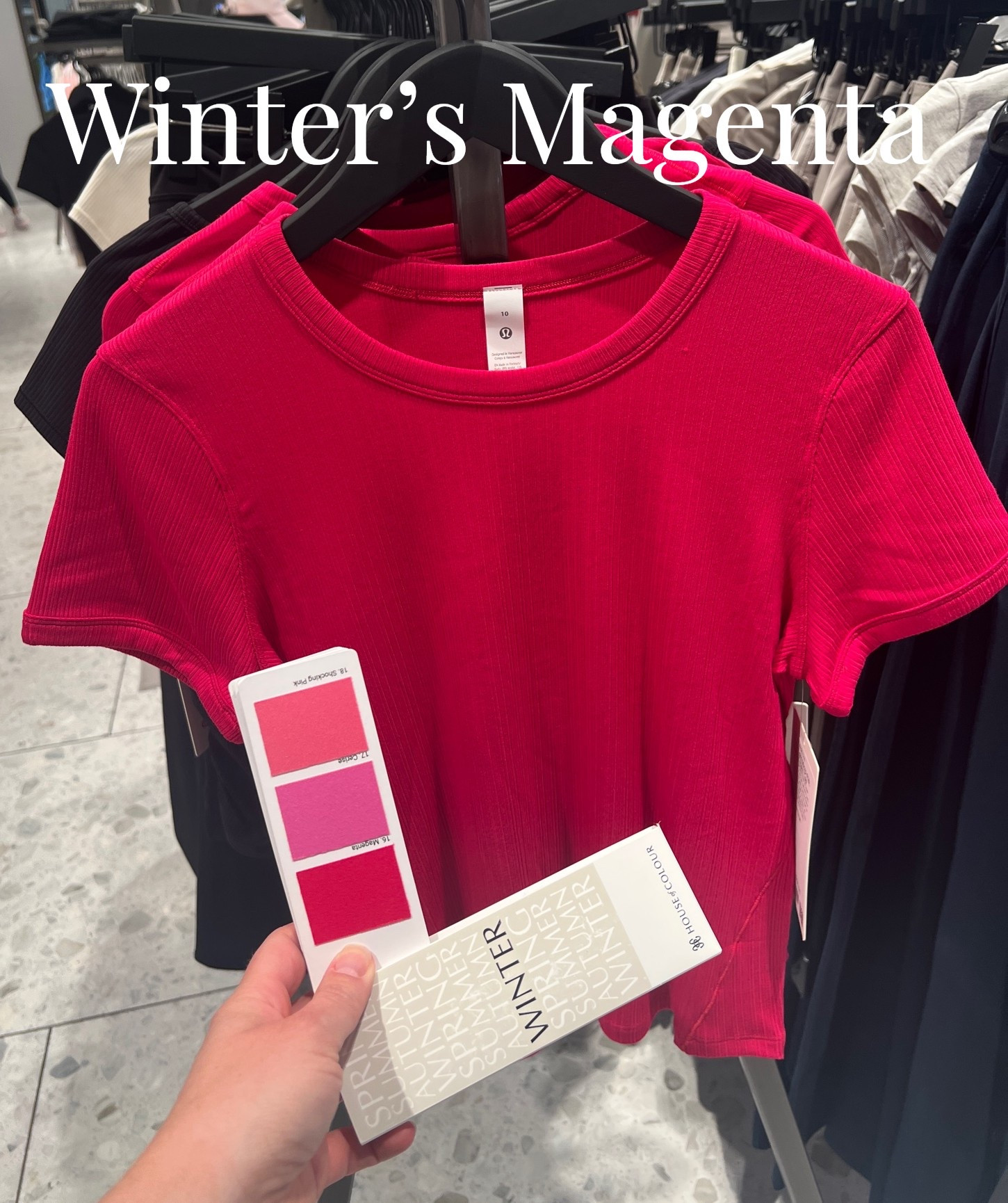 Magenta is a bold, bright pink for Winters! ❄️❄️❄️