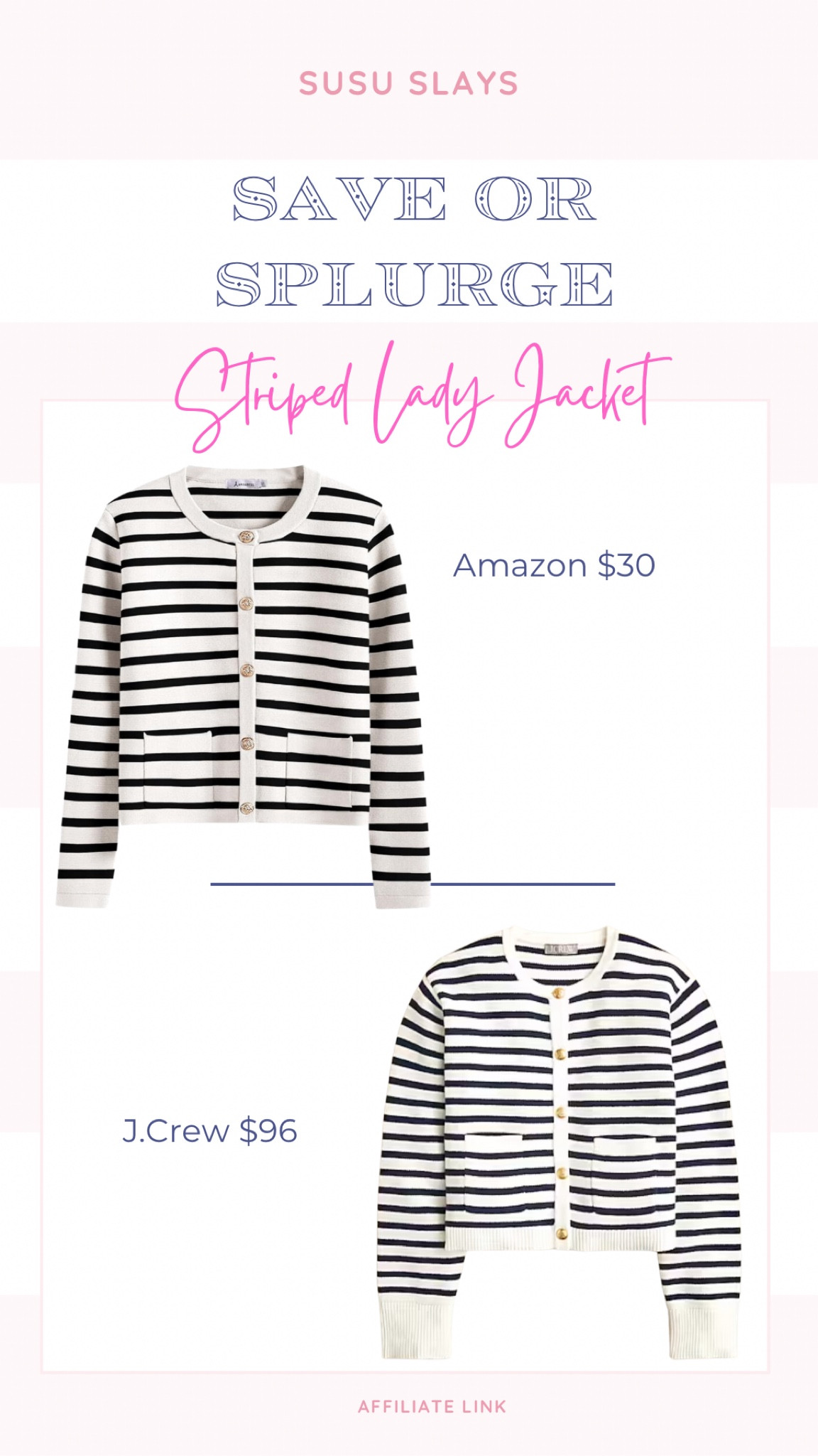 A lady jacket cardigan is a closet staple! This classic style can be worn with jeans, to work, or dressy! 


#LTKFindsUnder50 #LTKStyleTip #LTKSeasonal