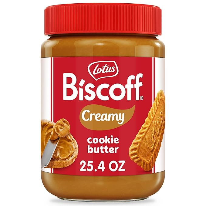 Lotus Biscoff, Cookie Butter Spread, Creamy, non GMO + Vegan, 25.4 oz, Pack of 1 | Amazon (US)