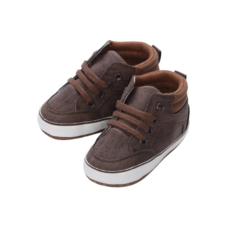 Hirigin Baby Boys Girls Soft Sole Sneaker Ankle Canvas Anti-Slip Crib Shoes - Walmart.com | Walmart (US)